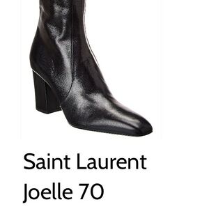 Saint Laurent Black Heeled Boots